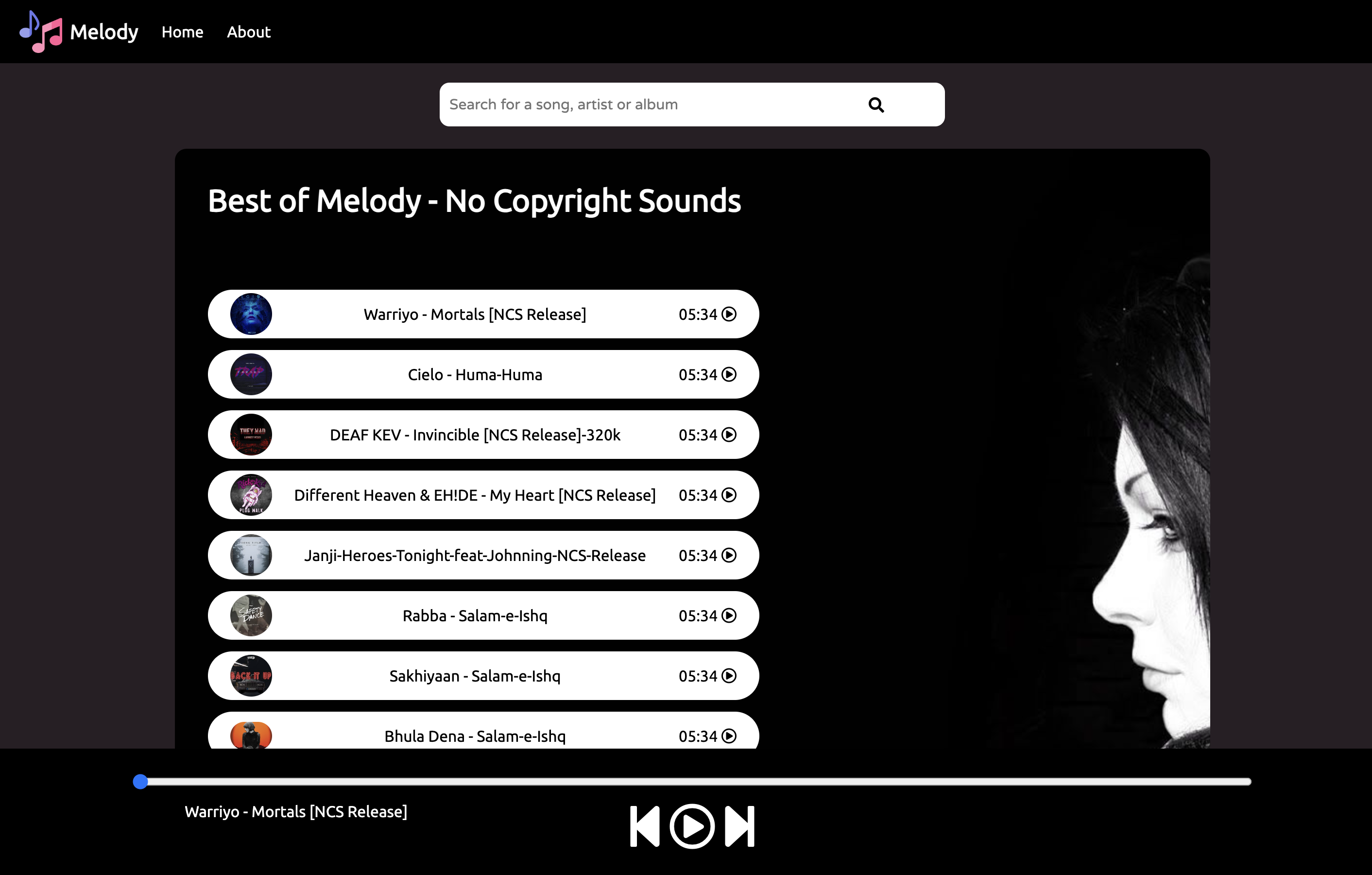 Melody Music Player