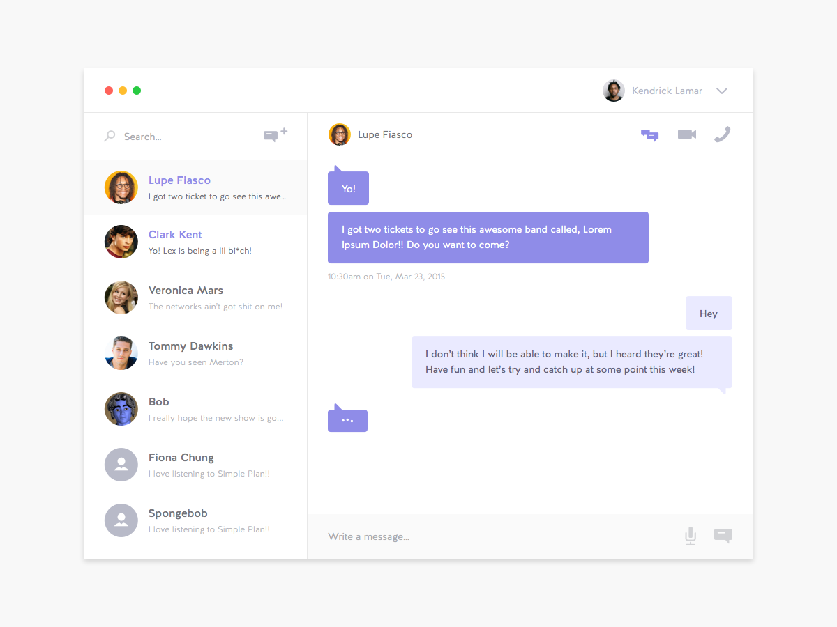 Desktop Chat Application